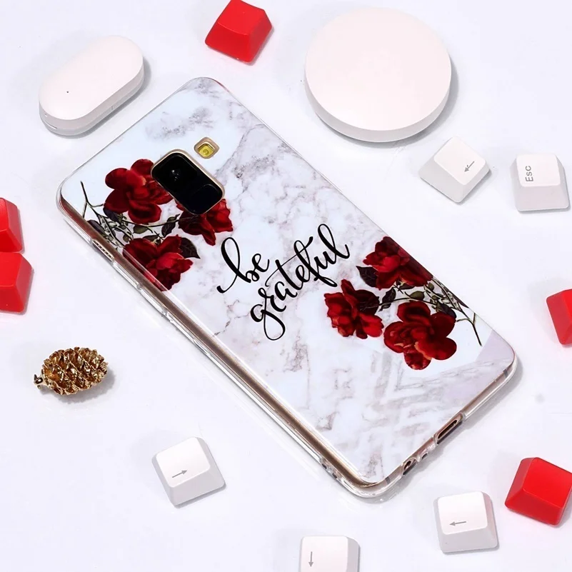 Мрамор чехол для samsung Galaxy A3 A5 A6 A8 A7 A9 J2 J3 J4 J5 J6 J7 J8 плюс M10 M20 Core мягкая термополиуретановая накладка на заднюю панель