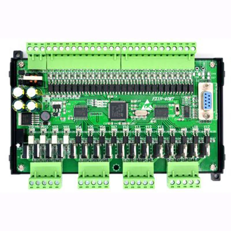 1 шт. промышленная плата управления Plc с черной базой FX1N 40MT поддержка GX Developer