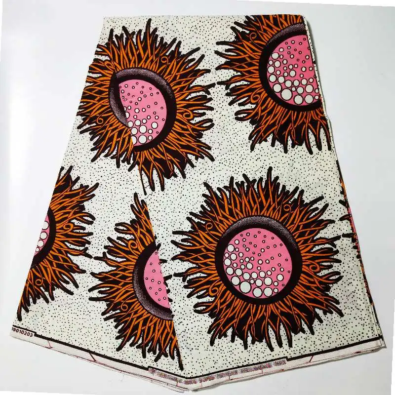 

African Wax High Quality Ankara Wax Print Fabric For Dress 2019 New Cotton Nigeria Ankara 100% cotton Material 6yards for dress