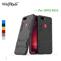 wolfrule oppo r11s case oppo r11s cover soft silicone plastic kickstand case for oppo r11s case mobile phone shell 6 01