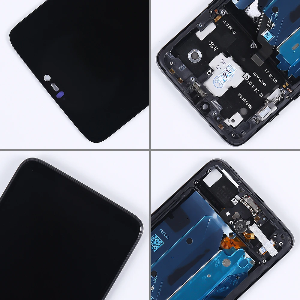 100% протестированный AMOLED ЖК дисплей для Oneplus 6 сенсорный экран 1080*2280 дигитайзер в