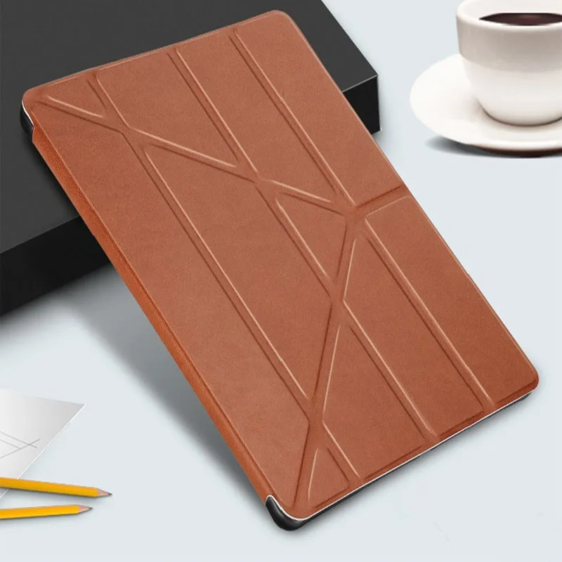 brown Для iPad Pro 10,5 чехол с карандашом, умный чехол для iPad Air 3 кожаный мягкий чехол для iPad Pro 10,5 Air 3 чехол - Цвет: brown