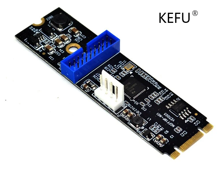 Новый 2018 NGFF M.2 к USB3.0 адаптер конвертер карта 19Pin 20Pin 1 порт 20 шт|Компьютерные кабели