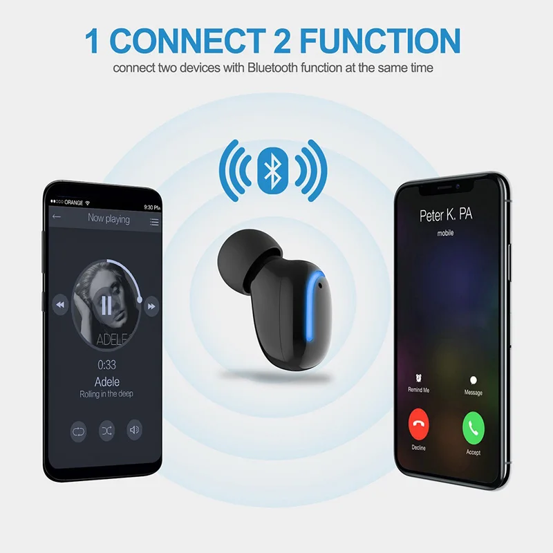 HBQ Q13S TWS беспроводные Bluetooth наушники 5 0 стерео с USB зарядным устройством Спортивная