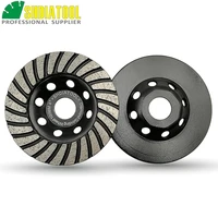 shdiatool 2pcs diameter 4100mm diamond spiral turbo grinding cup wheel disc concrete masonry grinding discs