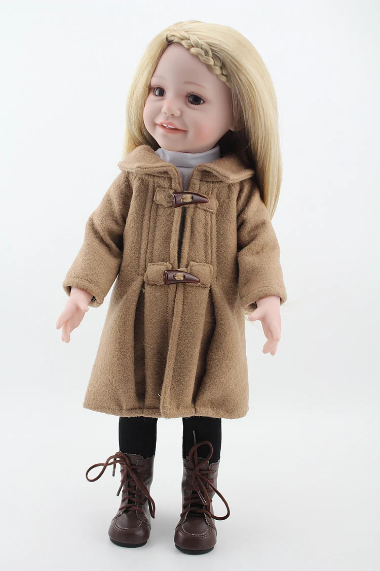 Реалистичная кукла для девочек 45 см принцесса 18 дюймов безопасная полностью