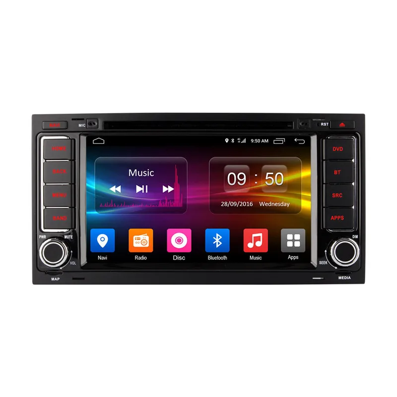 Автомобильный dvd плеер Восьмиядерный Android 6 0 4G SIM 2G RAM GPS радио для VW Volkswagen Touareg T5