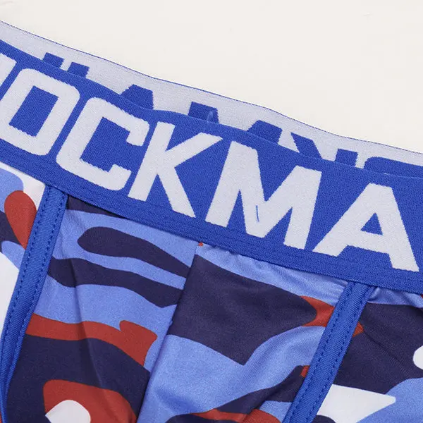 JOCKMAIL, фирменное камуфляжное сексуальное мужское нижнее белье, с принтом, cueca, боксеры, боксеры, мужские Трусы-слипы, hombre, трусы-боксеры, мужское Гей Нижнее белье