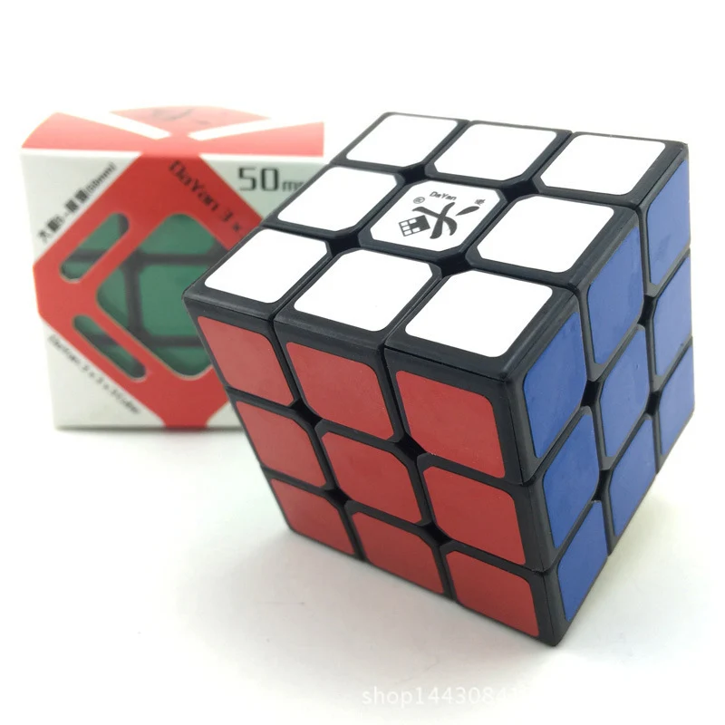 8 стилей Даян жанчи 3x3x3 50 мм куб головоломка игрушка высокое качество волшебный куб ультра-Гладкий профессиональный куб магические Классические игрушки - Цвет: DY50Z1-black