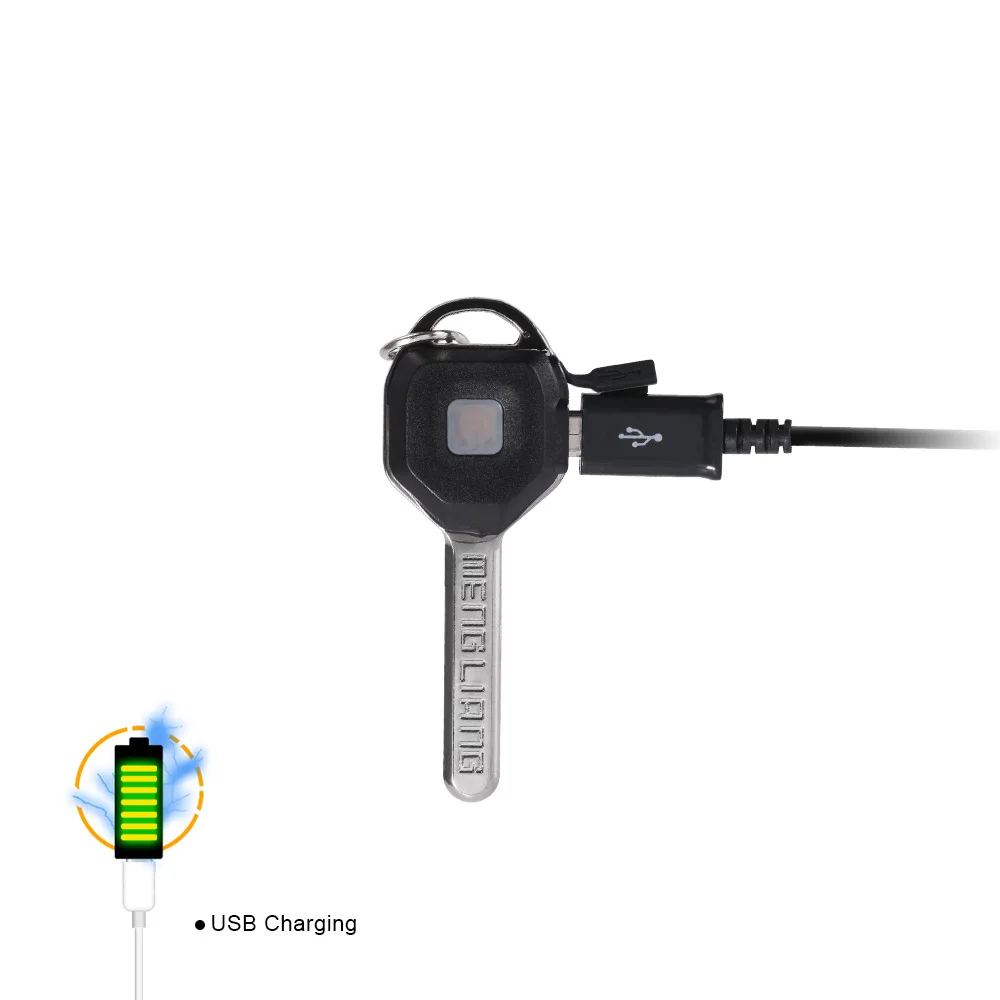 GIJOE cob брелок свет usb Перезаряжаемый Тактический минифонарь наружный корпус из
