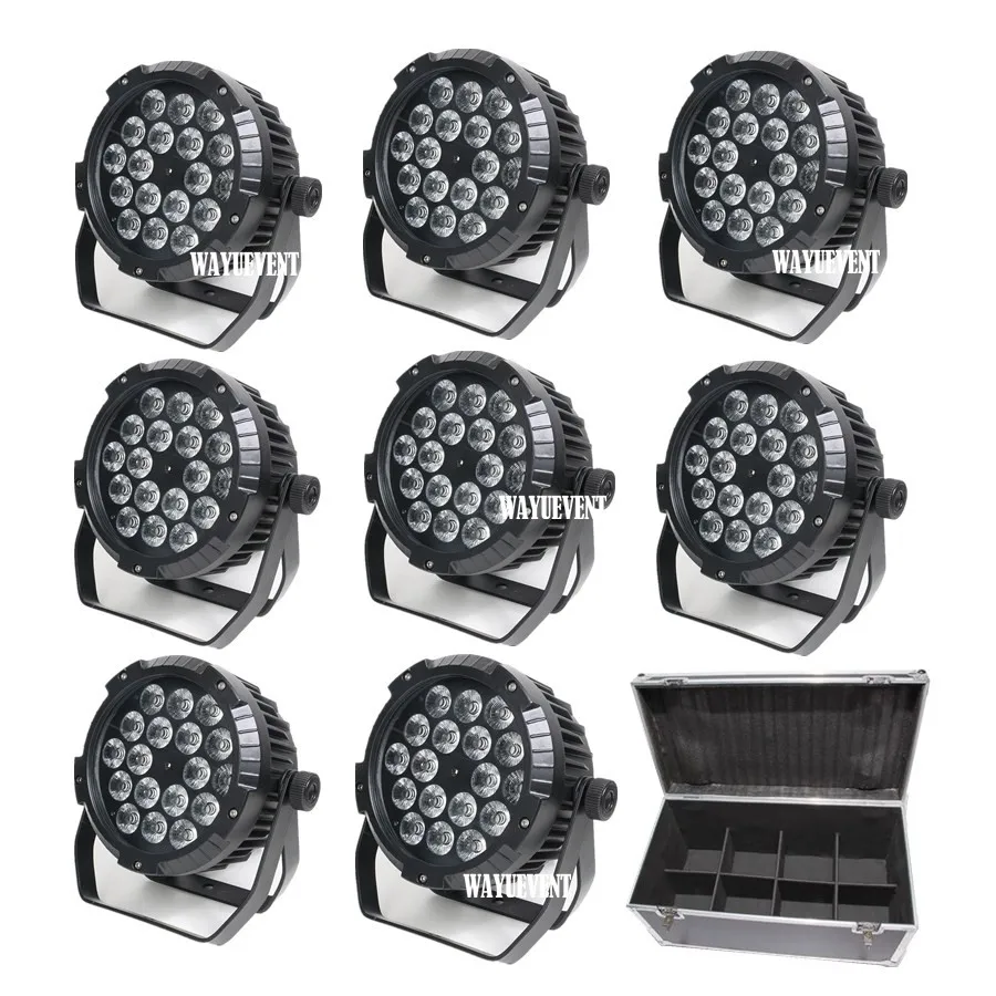 18x12W IP65 Водонепроницаемый led par свет RGBW 4in1 parcan DMX512 сценическое освещение 8ch wash для