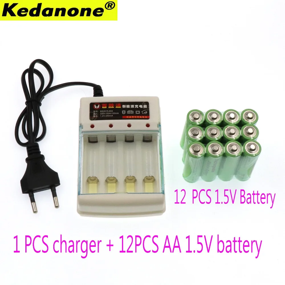 Kedanone Новая батарея AA 3000 1 5 V Quanlity аккумуляторная 3000mAh BTY Ni MH + зарядное