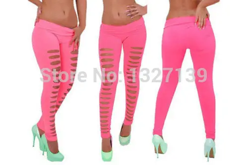 Женские узкие эластичные леггинсы для дискотеки ярких цветов | Женская одежда