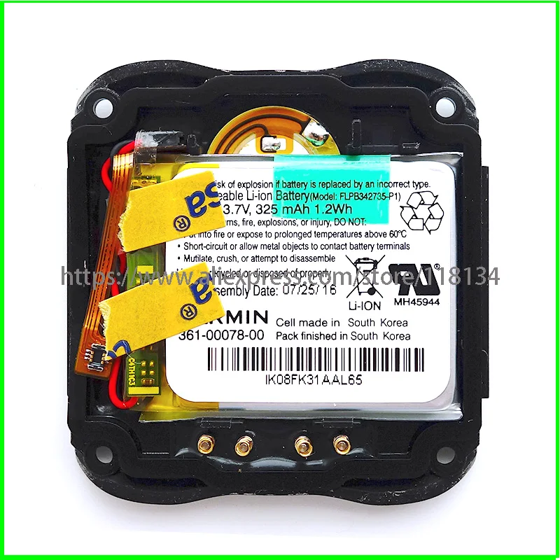 Для Garmin RORERUNNER 920XT 920 XT GPS часы литий ионный аккумулятор с нижней крышкой для 3 7 V 325mAh
