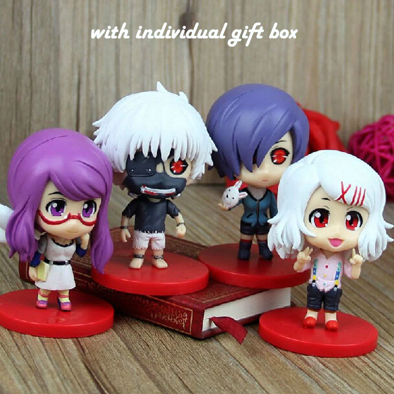 Хороший ПВХ 4 стиля Tokyo Ghoul фигурка аниме маска Кен канеки модель Rize Kamishiro Touka Kirishima