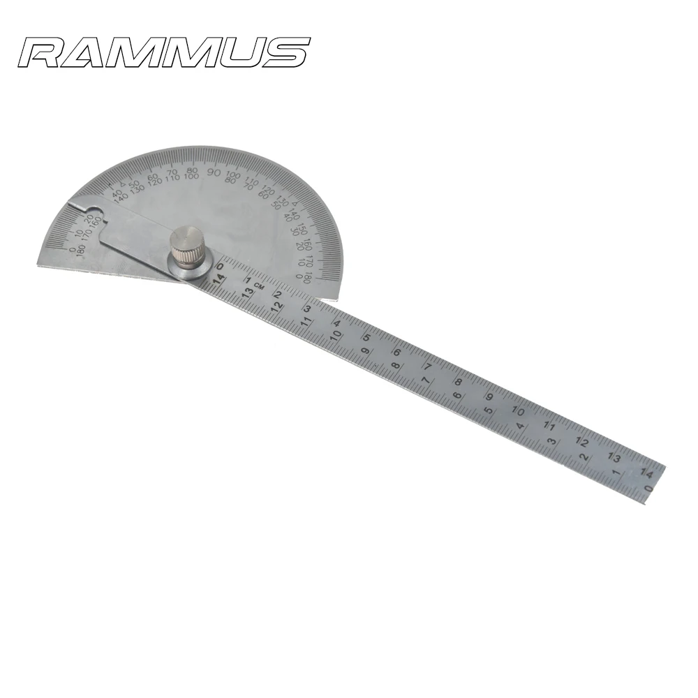 Профессиональная линейка транспортира из нержавеющей стали 145 мм 180 градусов