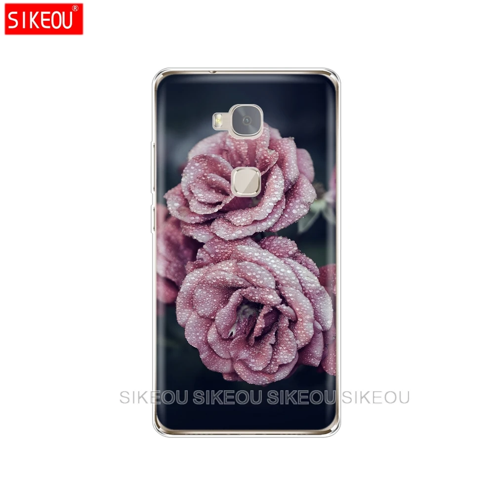 Силиконовый чехол для телефона huawei honor 5X мягкий из ТПУ 5 x KIW-L21 coqa Coque Funda