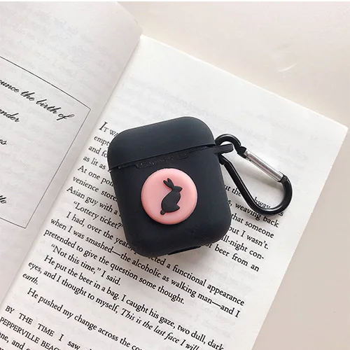 Милый мультяшный силиконовый чехол для Apple аксессуары для airpods для i10 TWS Bluetooth наушники коробка защитный чехол сумка анти-потеря ремень - Цвет: model 11