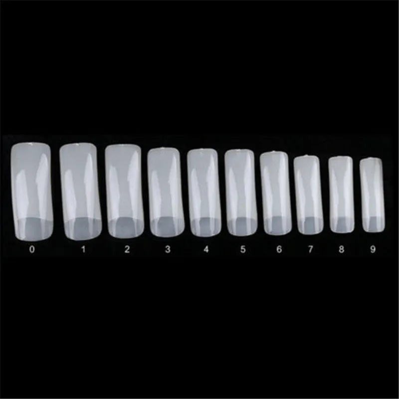 New 500Pcs Natural White Half Full French False Nail Tips Artificial Fake Nails Art Acrylic Manicure Tool False Nails