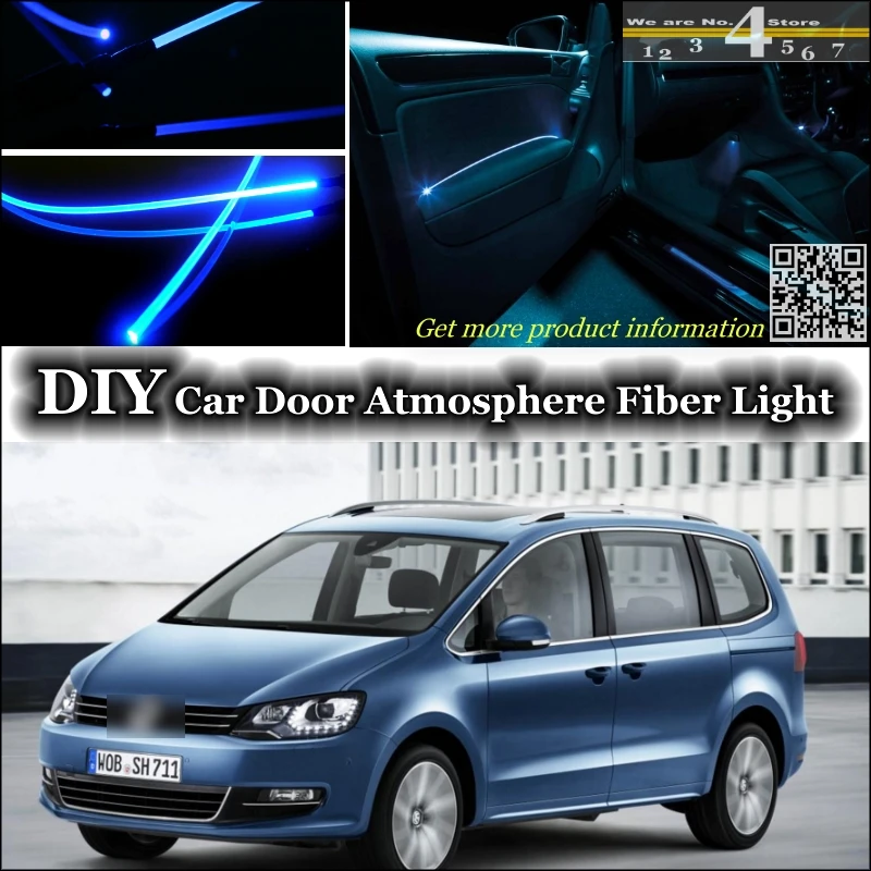 Интерьер окружающего света тюнинг атмосфера волоконно оптические полосы для