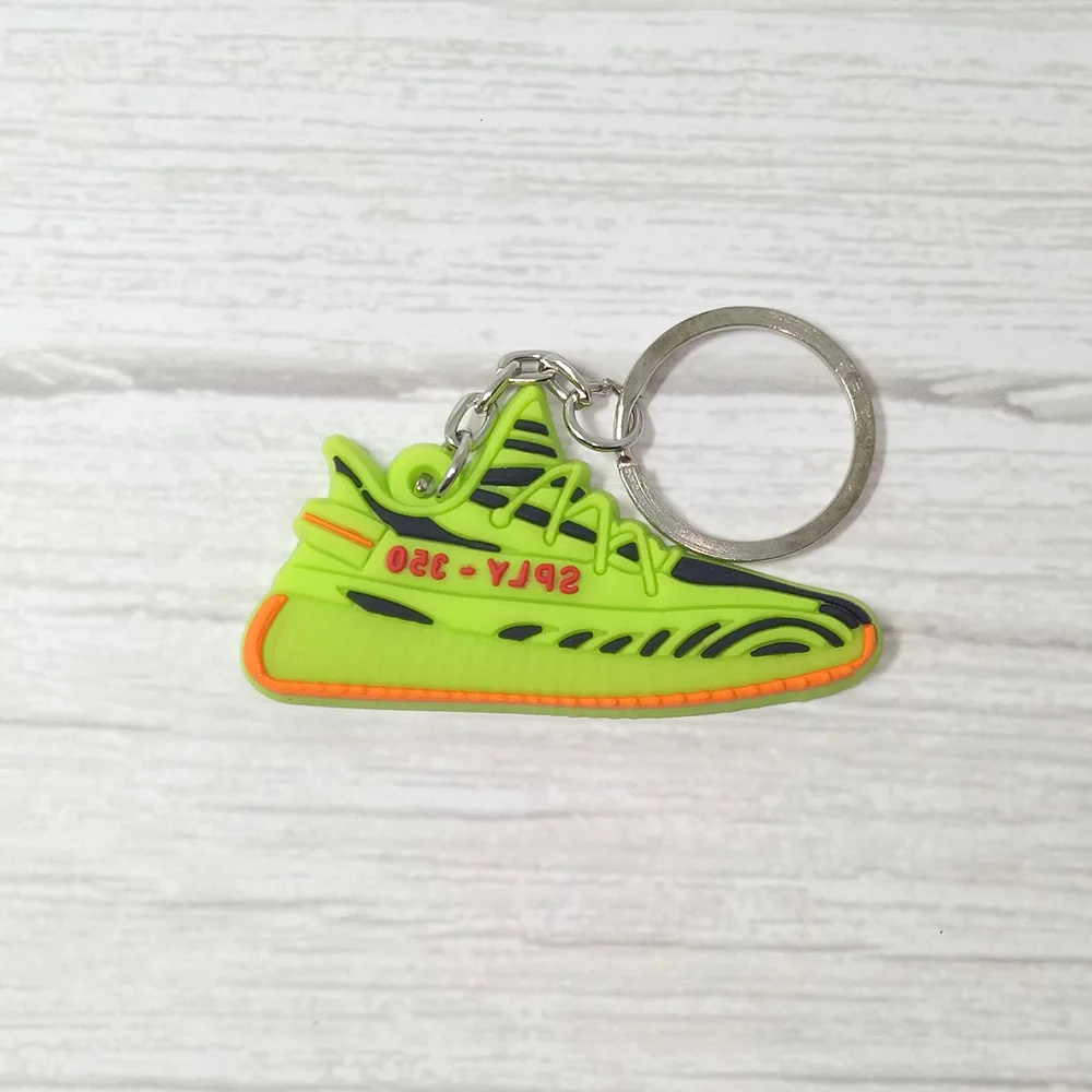 Мини Силиконовый BOOST 350 V2 брелок в форме обуви сумка Шарм для женщин мужчин детей брелок для ключей Подарочный SPLY-350 шикарный брелок в виде кроссовка