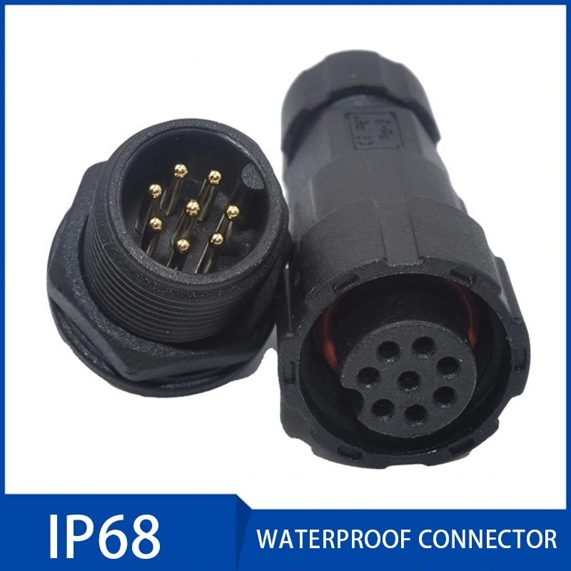 M16 IP68 Водонепроницаемый авиационный разъем для двигателя 2/3/4/5/6/7/8/9/10 11/12