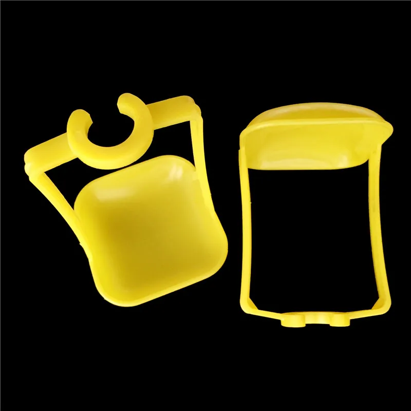 10 шт. чашек для питьевой Птицы желтая чаша воды 18 мм подвесная чашка курицы