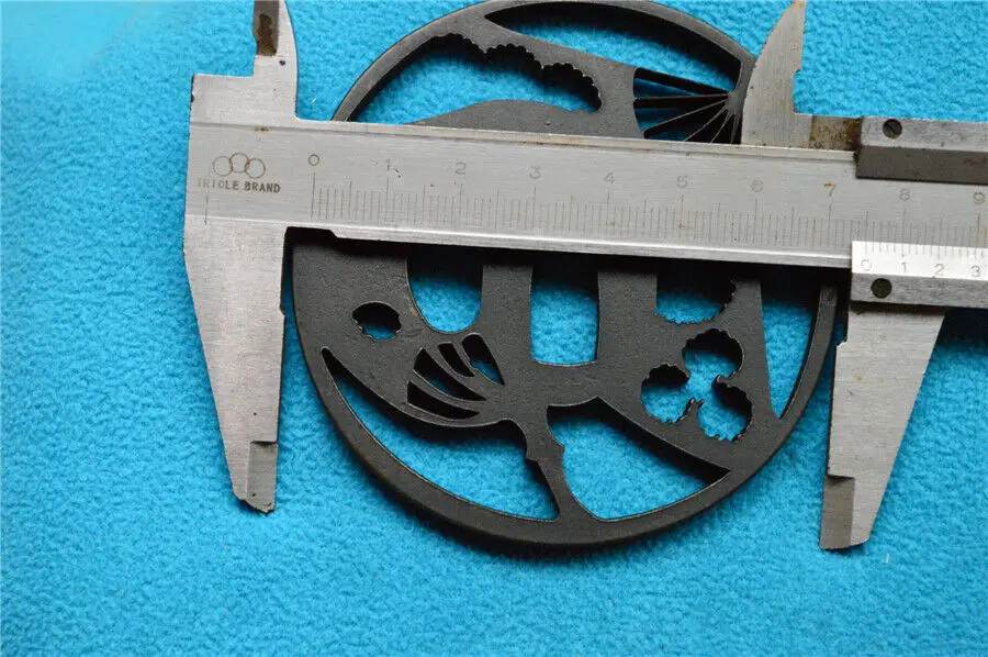 Высококачественная железная стальная защита Tsuba для японского самурайский меч