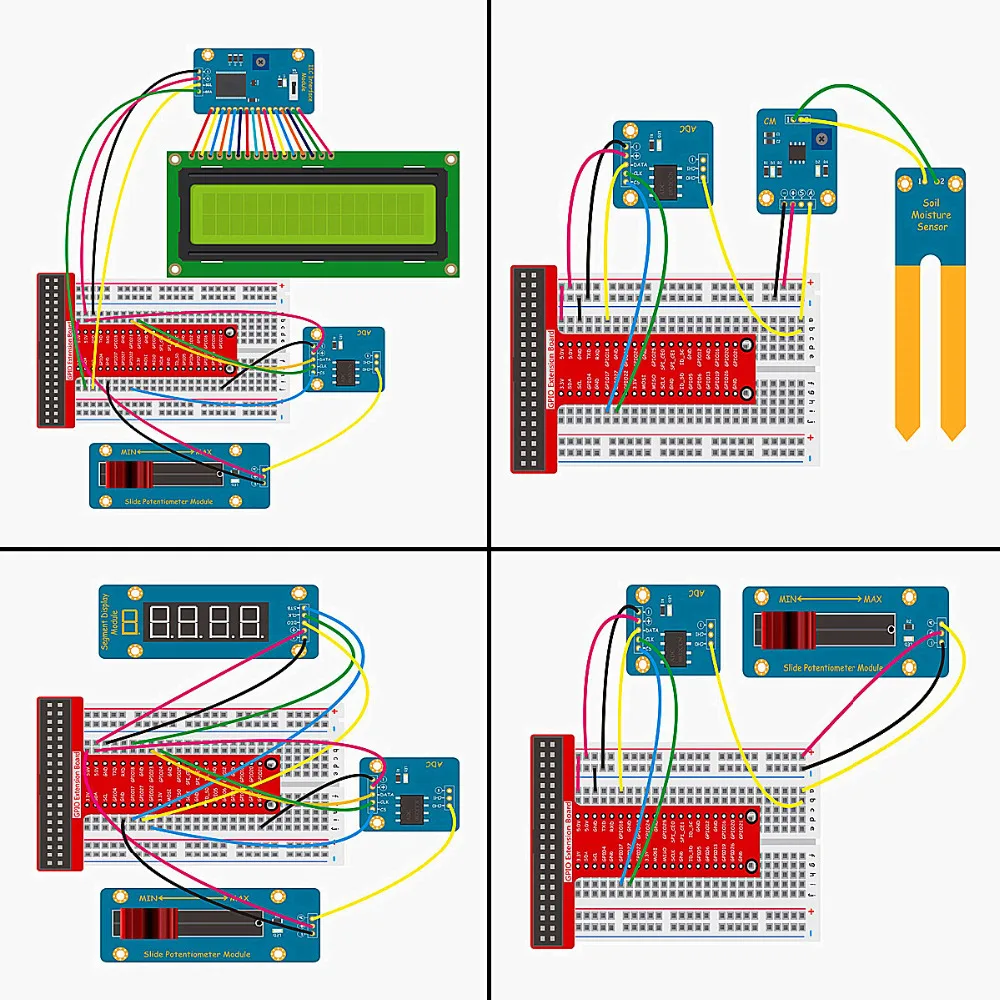 Набор модулей датчиков Adeept Ultimate 46-дюймовых для Raspberry Pi 3 2 B/B + с руководством