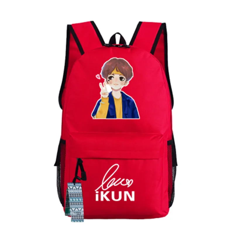 Idol производитель 9 процентный рюкзак Kun сумка через плечо для школьников дорожная