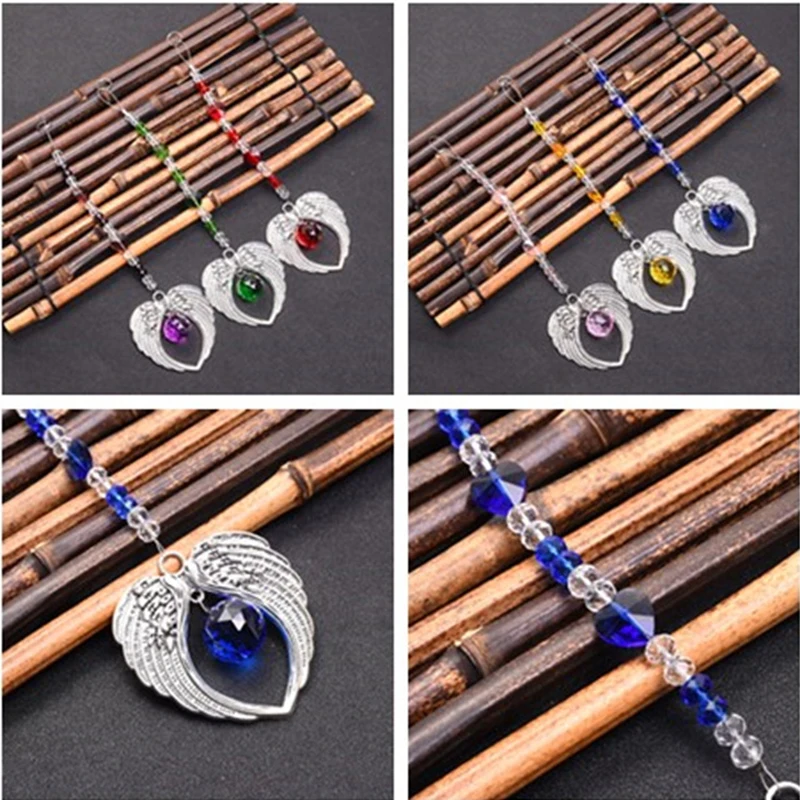 1 шт. металлическая подвеска в виде сердца и призмы | Дом сад