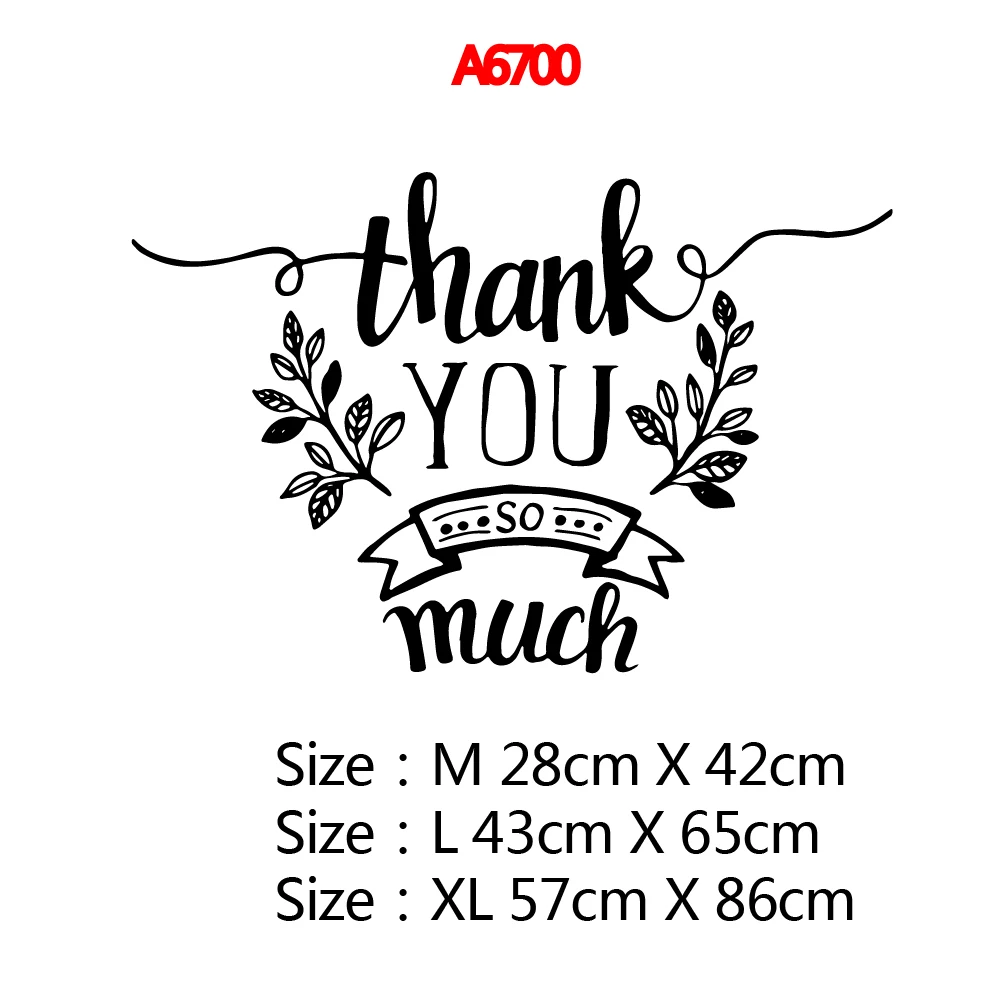 Веселые благодарим Вас наклейки на стену современные настенные стены винилы для