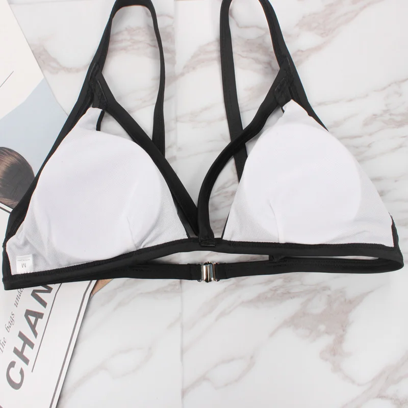 Sexy Bandage Swimwear Women 2019 Mujer Cut Out Solid Bikini High Waist Bathing Suit Swimsuit Swimming Costumes for Badpak |