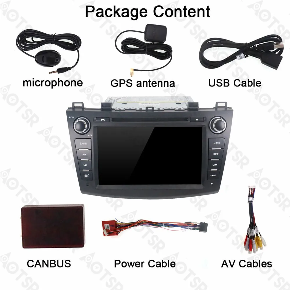 Aotsr Android 8 1 автомобильный DVD плеер Авто радио GPS навигация для Mazda 3 Axela Радио стерео