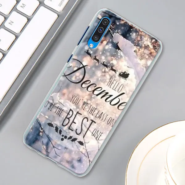 10 Пейзаж Зима светильник снег чехол КРЫШКА ДЛЯ samsung Galaxy A30 A40 A50 A70 A6 A8 плюс A7 A9 M30 чехол для телефона Coque - Цвет: 10