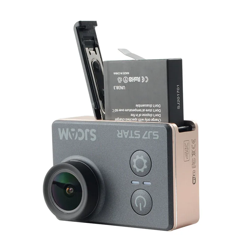Original SJCAM SJ7 Star Battery Accessories Dual Charger 1000mAh 3.8V Li-ion Batteries For Action Camera | Электроника