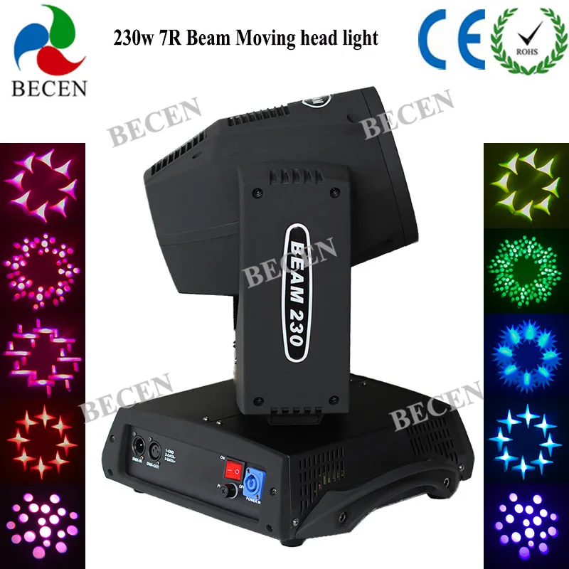 Топ номинал 230 Вт sharpy движущийся луч света цветной сенсорный экран 3 в 1 головной