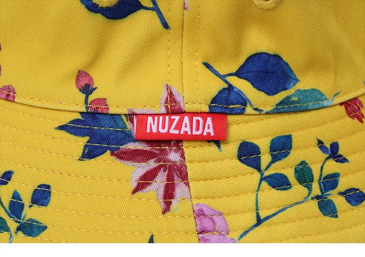 Бренд NUZADA, с принтом, для мужчин и женщин, рыбацкие шляпы, пара, Панама, шляпа, лето, осень, весна, оттенок, хлопковые шапки, двухсторонние, можно носить