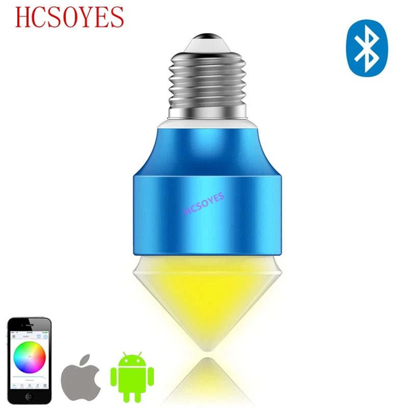 AC100V-AC240V Magic Blue 6W E27 RGBW led light bulb Bluetooth 4.0 smart dimmable lighting lamp color change for IOS Android | Лампы и