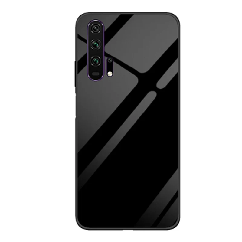 Для huawei Honor 20 pro Чехол 6,2" черный цвет Закаленное стекло чехол для телефона Honor 20pro корпус Honor20 pro градиентный стеклянный корпус