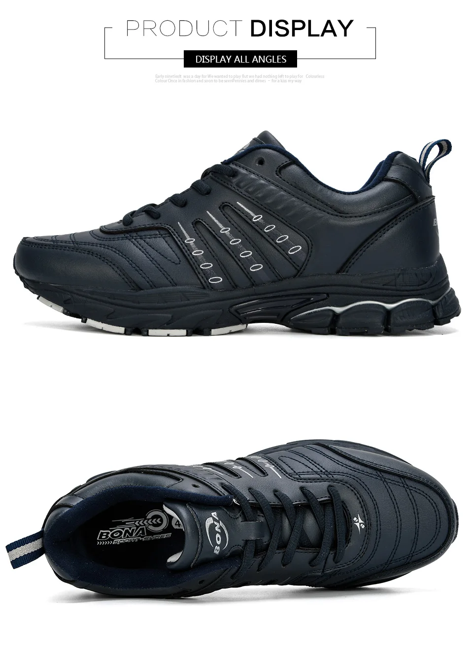 BONA/Новинка года; дышащие мужские кроссовки; zapatillas hombre Sapatos; мужские спортивные кроссовки