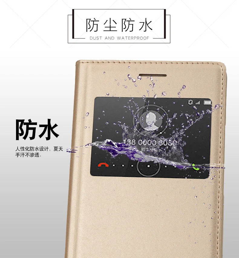 Huawei Honor 6 plus, 5,5 дюймов, Жесткий Чехол-держатель, чехол для huawei Honor 6 plus, кожаный чехол для телефона, чехол-книжка