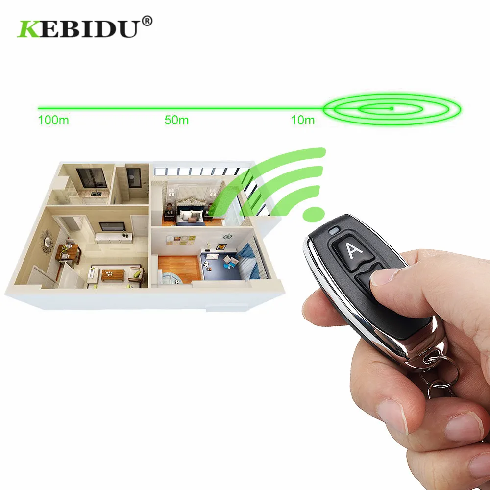 Kebidu Hot Universal 433Mhz Wireless Remote Control Switch AC 220v 110V 120V Relay Receiver Module RF Wholesales | Электроника