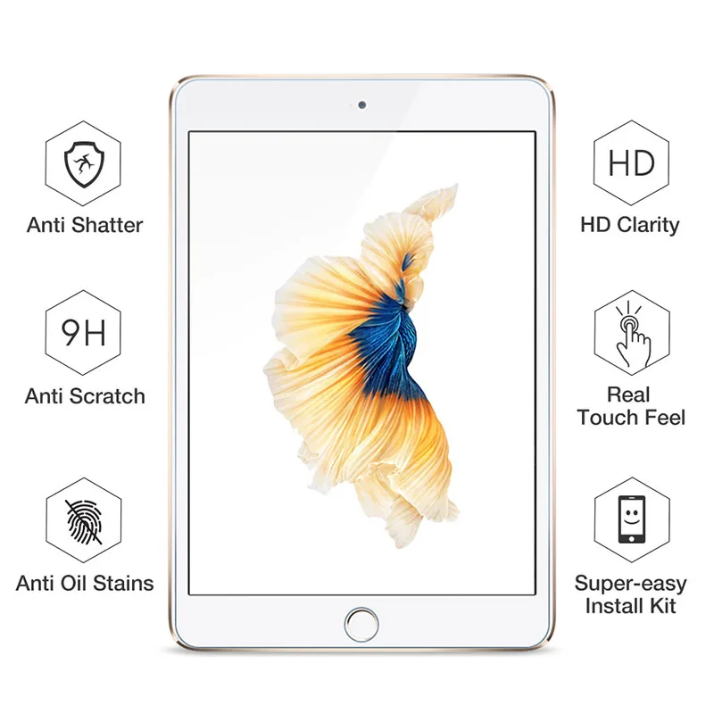 Защитное стекло для Ipad 2018 закаленное 6 5 4 3 Air 1 2 Air1 Air2 9 7 Pro 10 Защитная пленка I Pad Ipad9.7