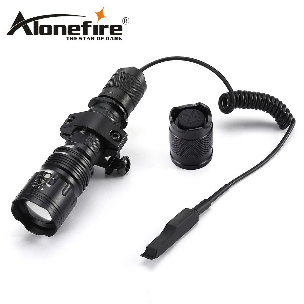 Светодиодный тактический фонарь AloneFire TK104 L2 5 режимов уличный для охотничьего