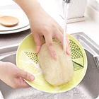 3 шт. натуральная ткань для мытья посуды, обеззаживание кухни, антипригарное масло, щетка, двухсторонняя Чистящая губка из микрофибры