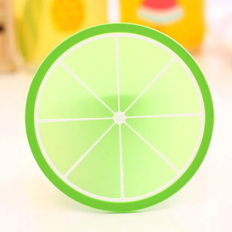 1 шт. креативные резиновые коврики и подставки в форме фруктов Нескользящие