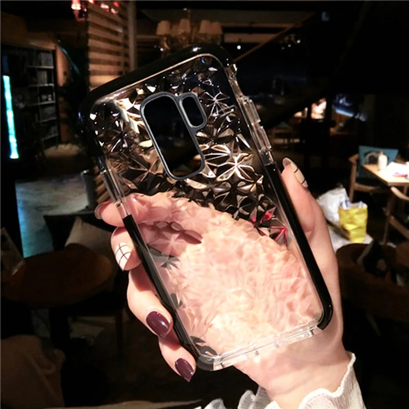 KISSCASE чехол для samsung Galaxy S8 S9 плюс роскошный 3D ромба противоударные Чехлы вода