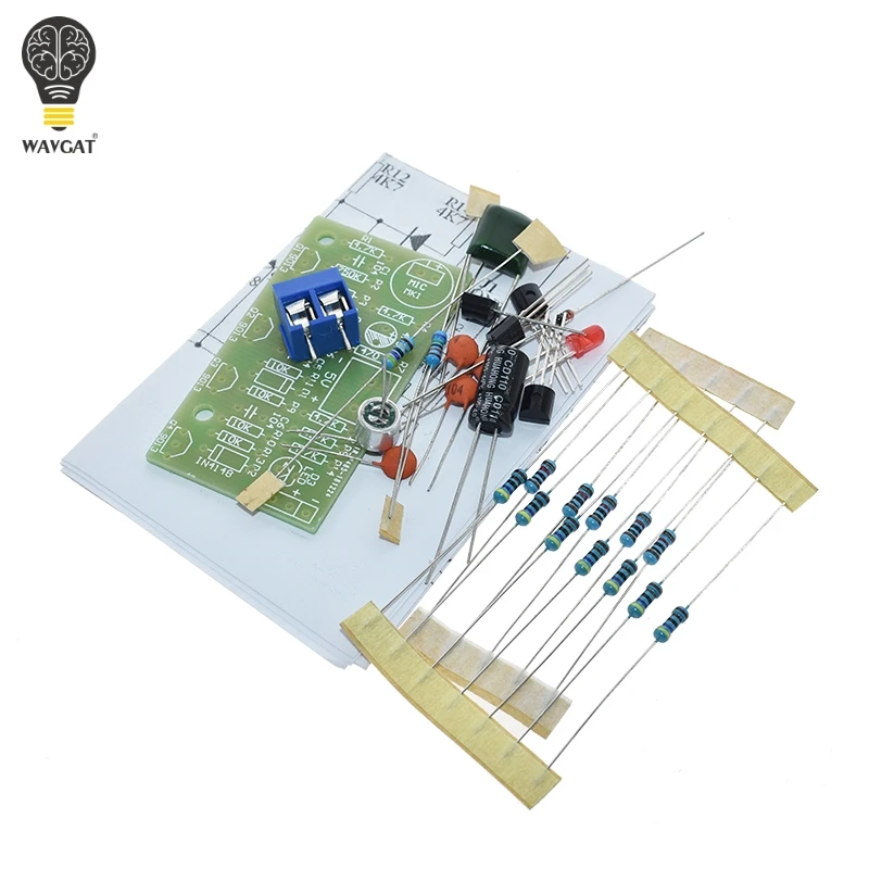 Электронный акустический кнопочный переключатель комплект сделай сам звуковой