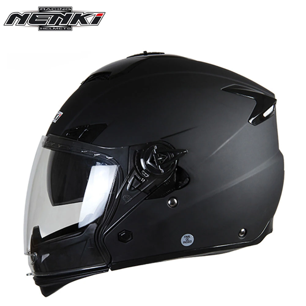 NENKI мотоциклетный гоночный шлем Capacetes De Motociclista мотоциклетные винтажные шлемы с двойным объективом Открытый мотоциклетный шлем